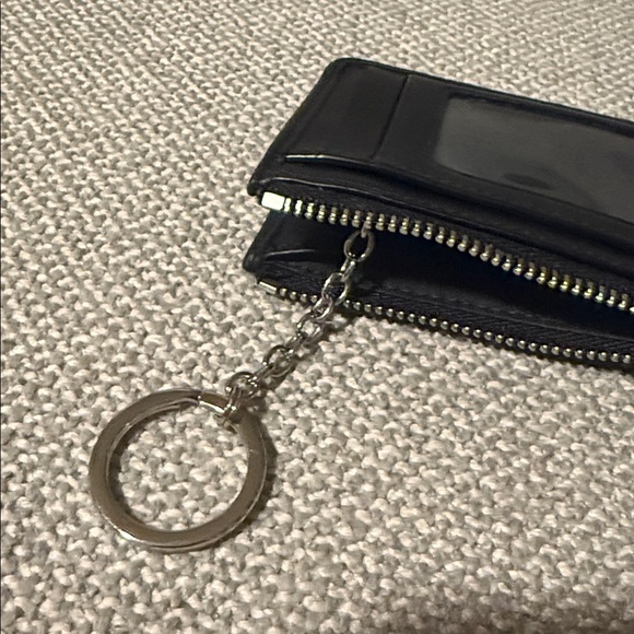 Coach Black and Gray Signature Card Case and Coin Pouch - Picture 4 of 5